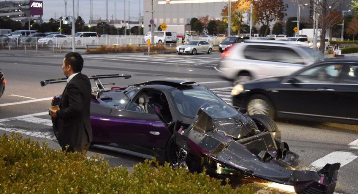 Η one-off Pagani Zonda ZoZo τράκαρε στο Τόκιο