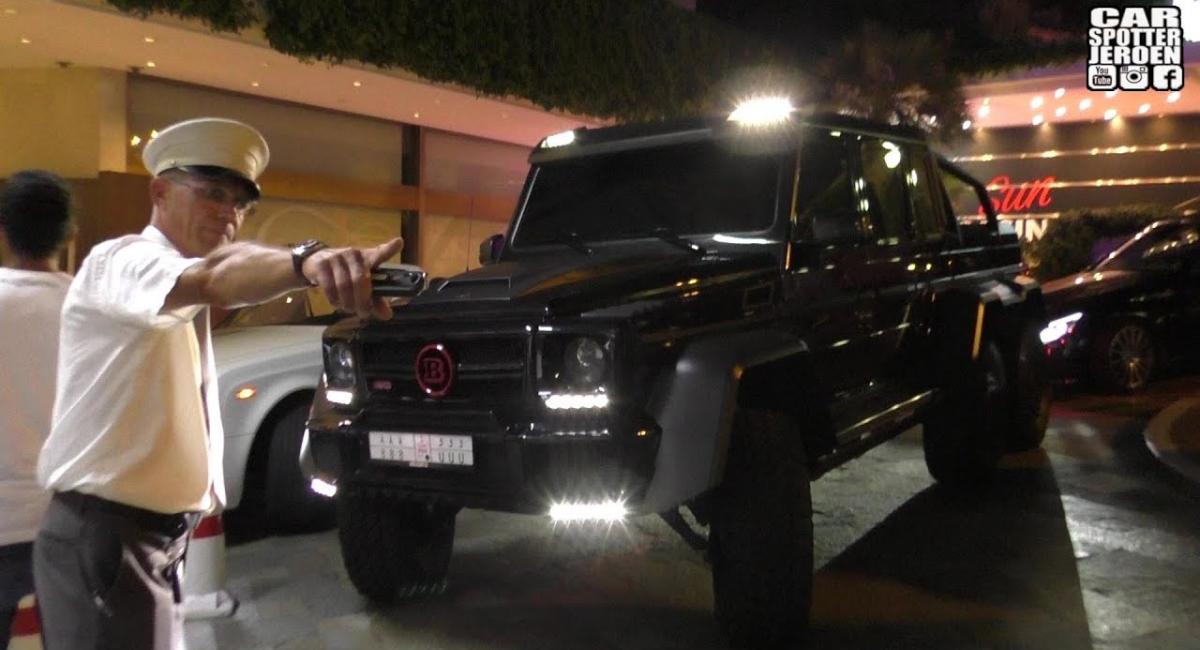 Ένα Brabus 6×6 “έφαγε πόρτα” στο Μονακό [Vid]