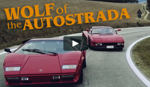 Ο «Λύκος της Autostrada»,  με τις Countach, Testarossa, Vantage και Yellowbird [Vid]